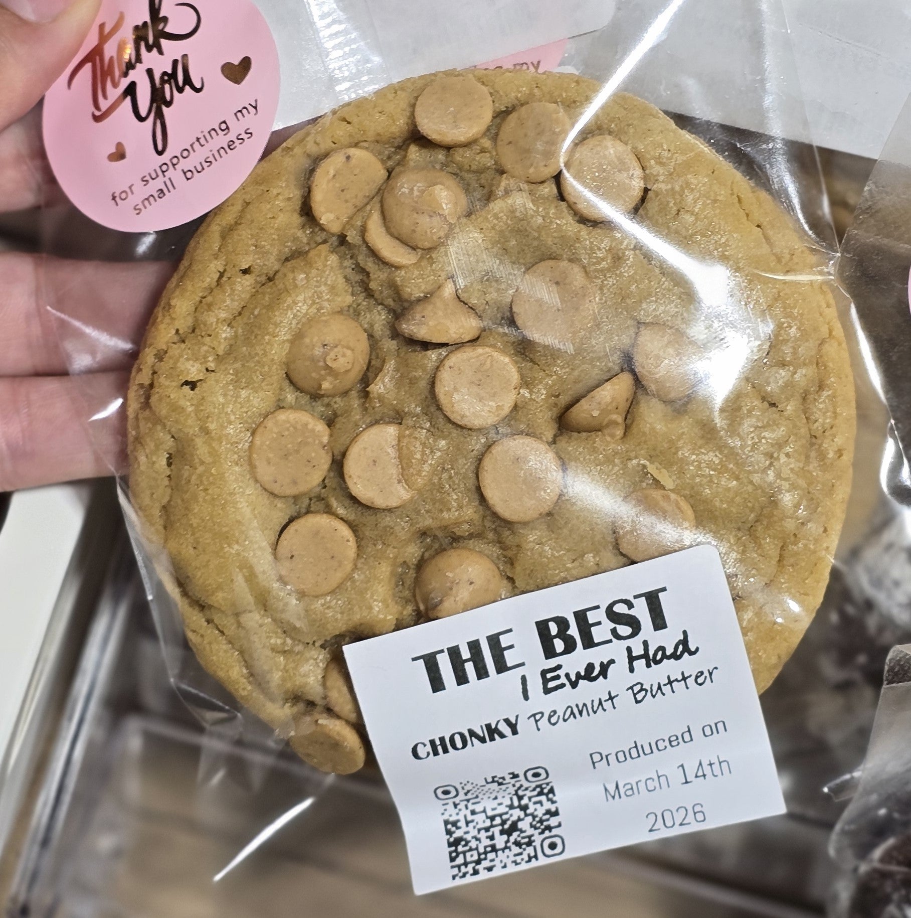 Peanut Butter Cookies ( Chonky Peanut Butter Chip )