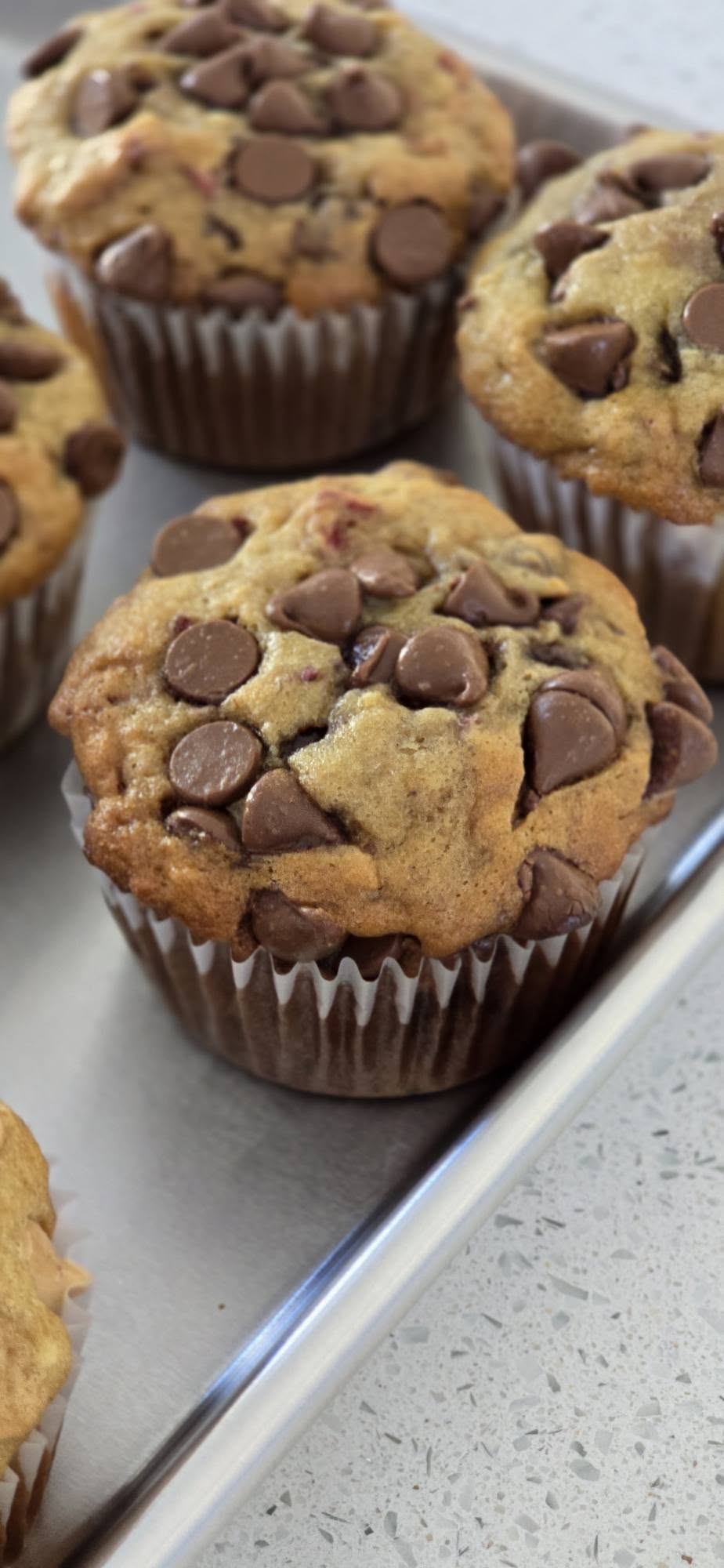 Banana Muffin - Strawberry Chocolate Chip