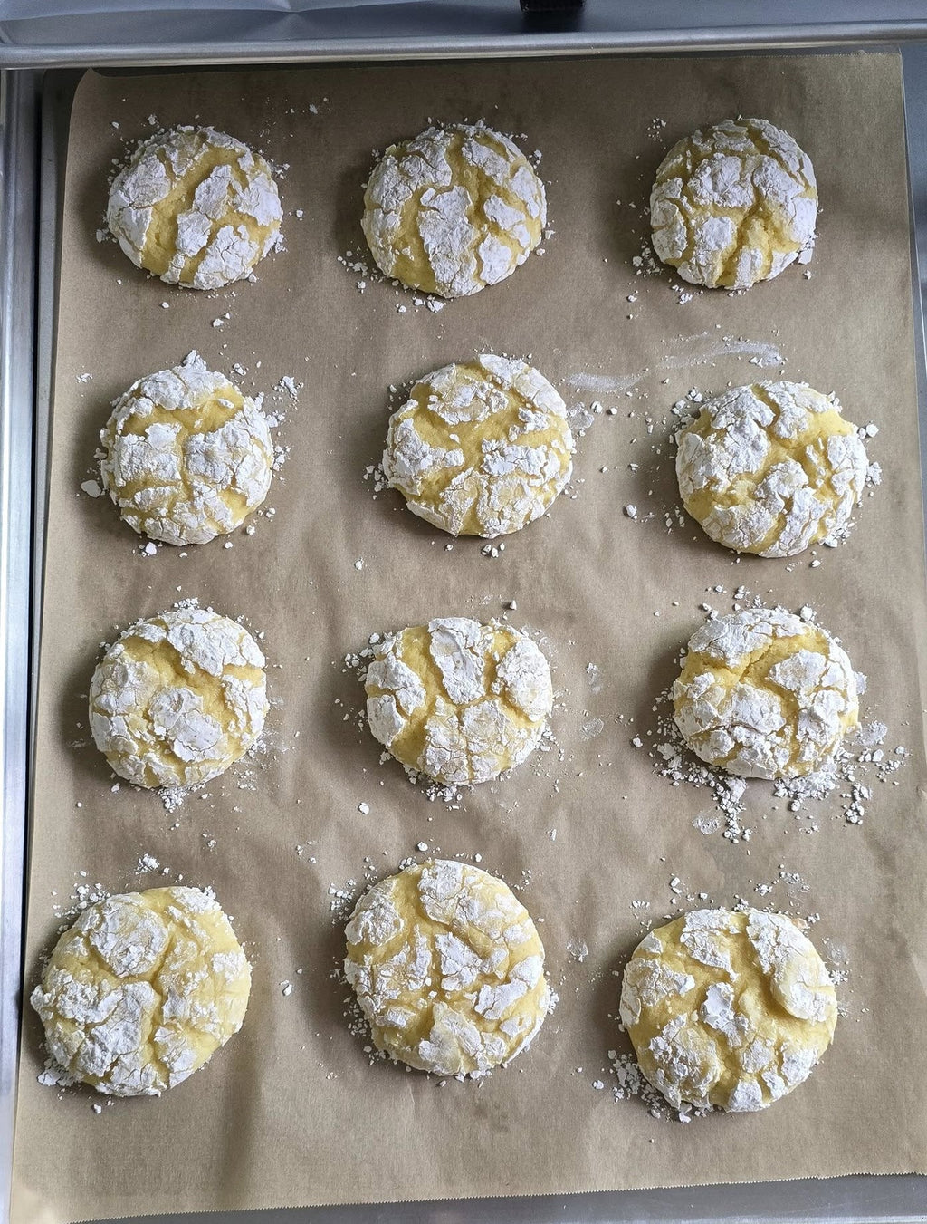 Lemon Crinkle Cookies