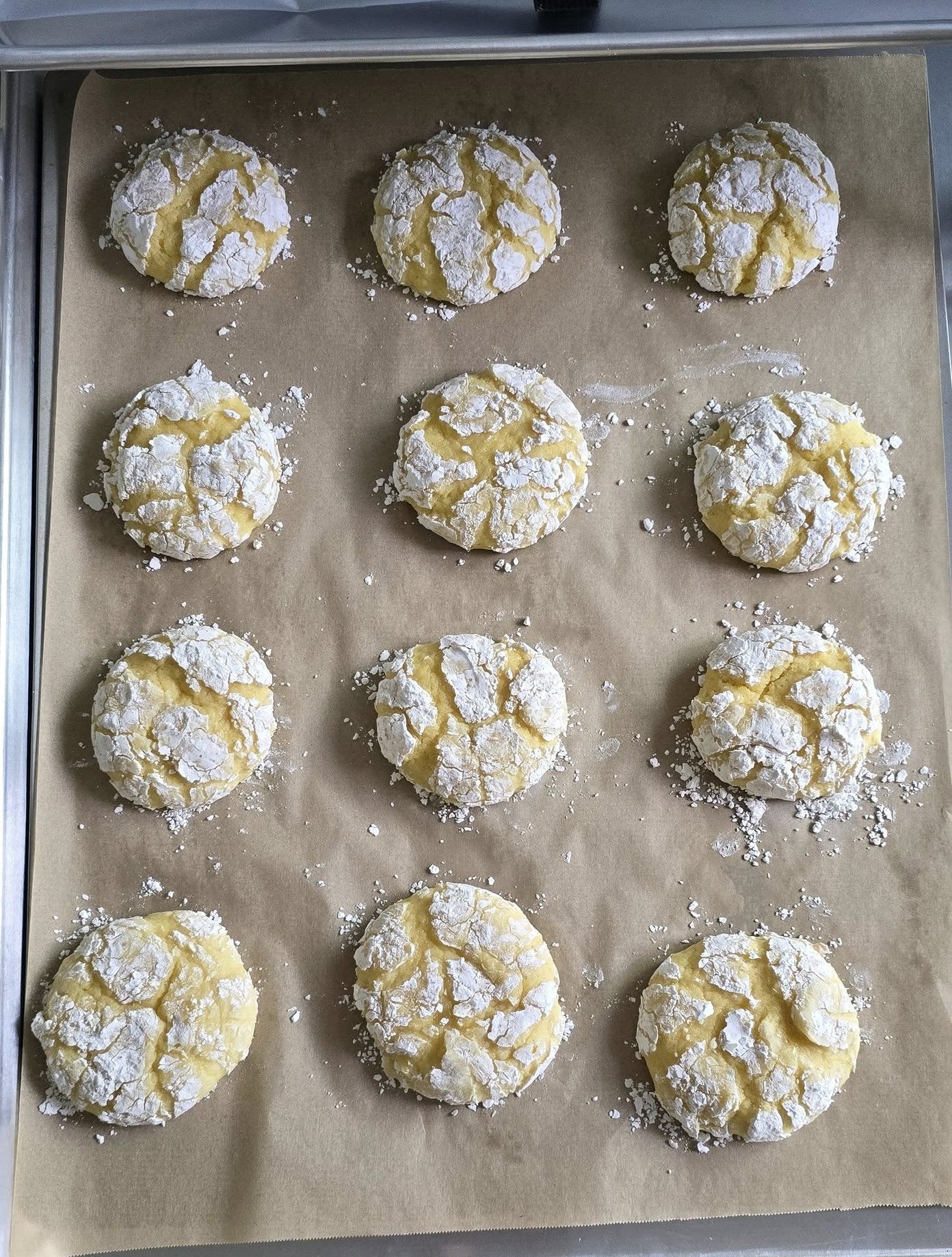 Lemon Crinkle Cookies