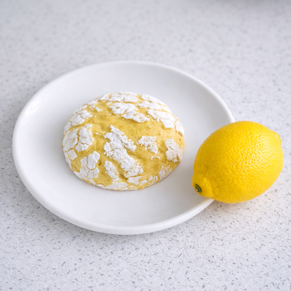 Lemon Crinkle Cookies