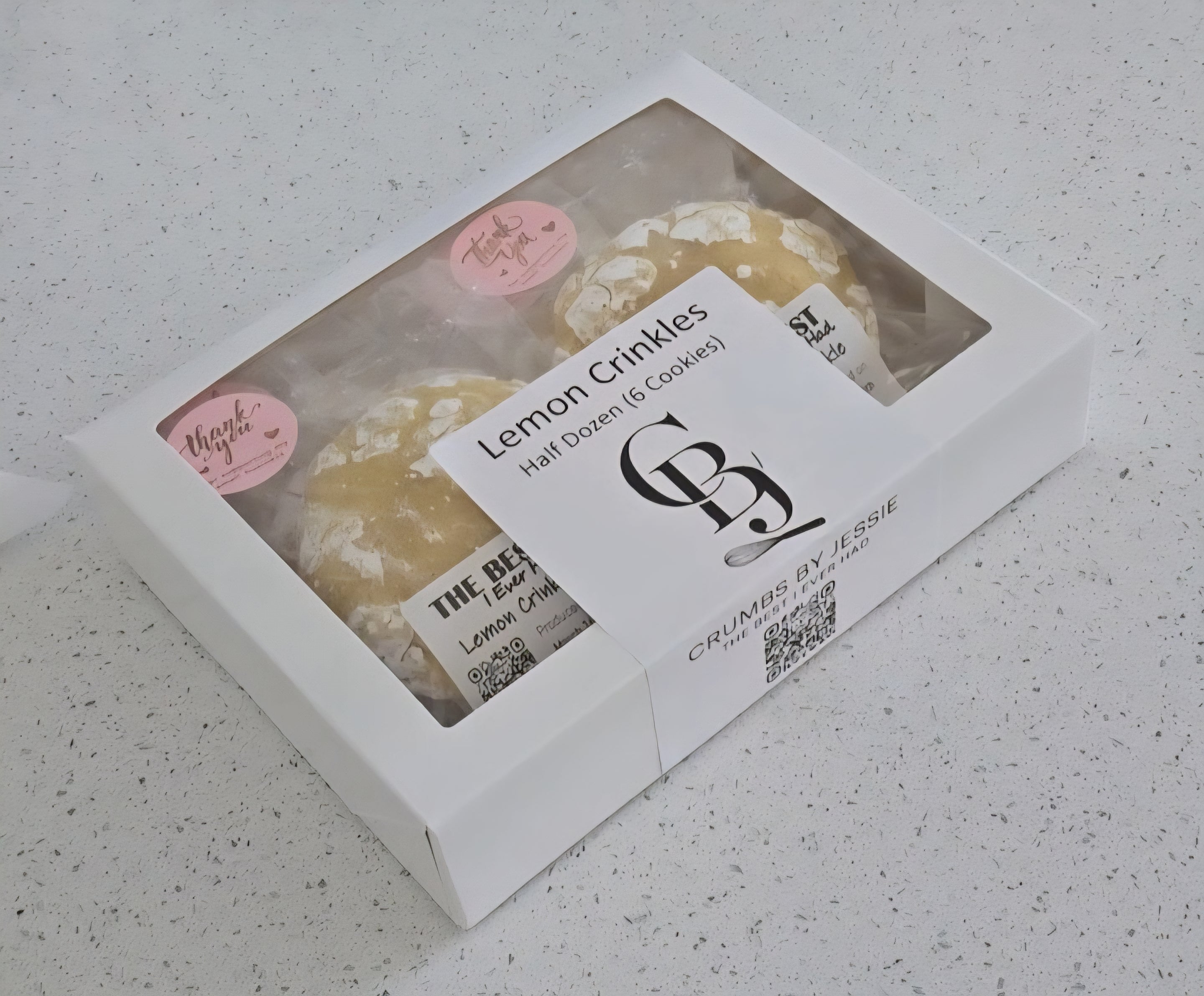 Lemon Crinkle Cookies